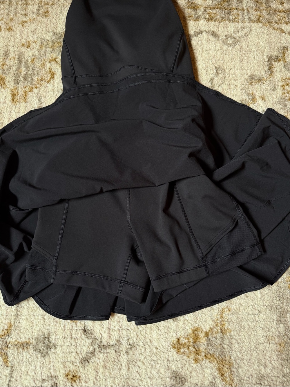 Lululemon Court Crush Dress Black Racerback Tennis/Golf Women's Size 4 - Picture 6 of 7